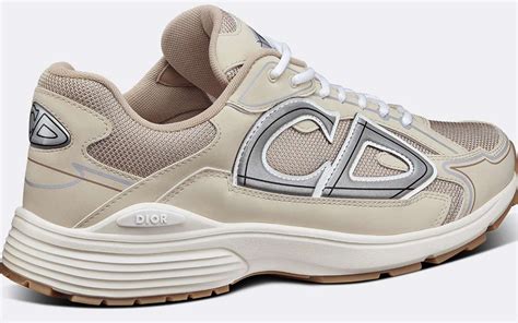 tan and cream dior shoes|Dior ladies sneakers.